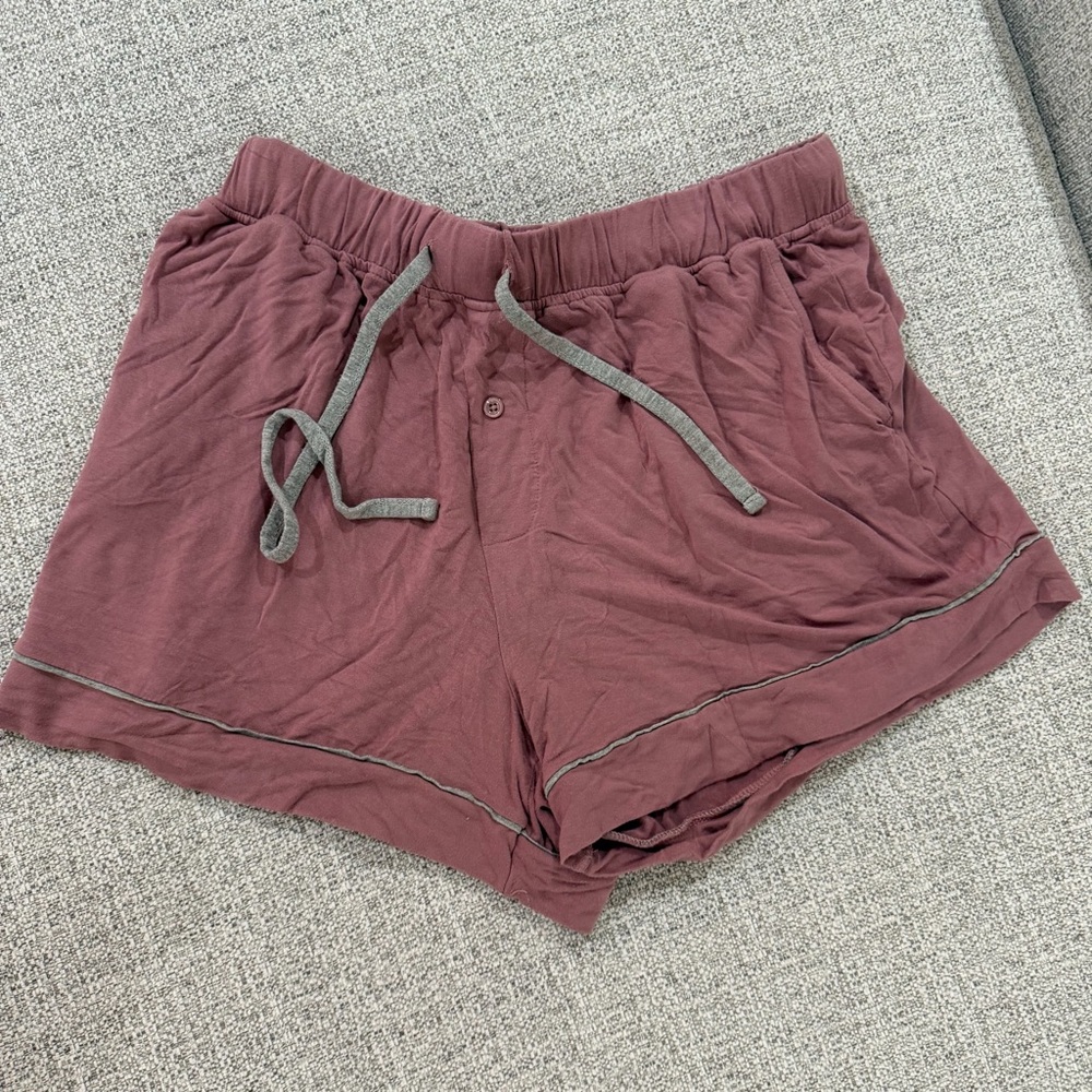 Aurora Sleep & Lounge Comfy Knit Short Sleeve and Short Pajama - Picture 8 of 10